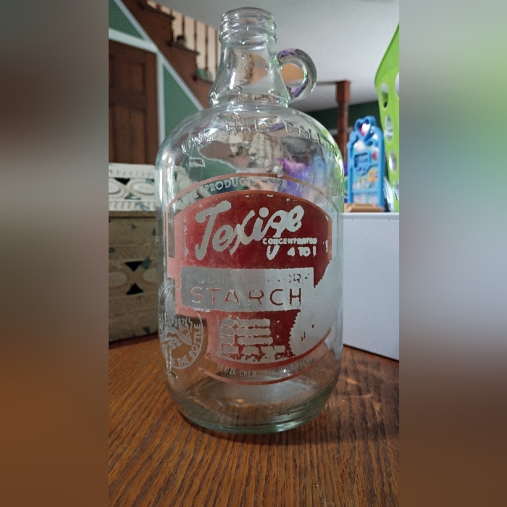 Texize Liquid Starch Glass Bottle